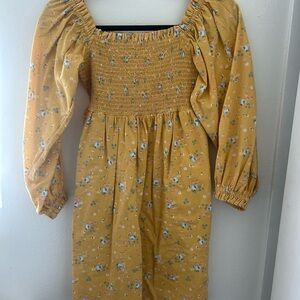 Billabong Floral Yellow Dress